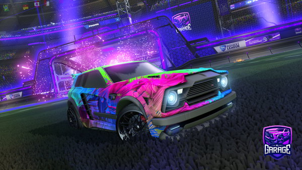 A Rocket League car design from Rolly_Player
