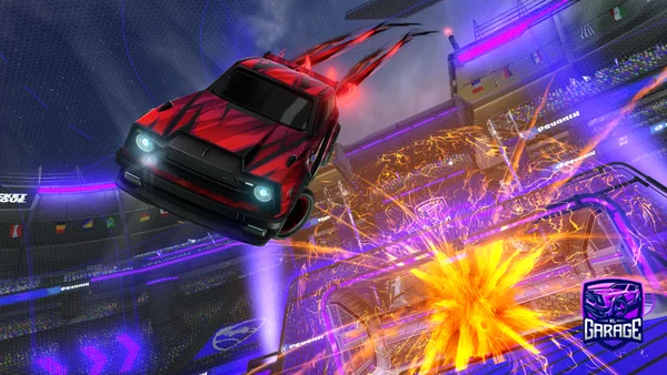 A Rocket League car design from Rotebaeume