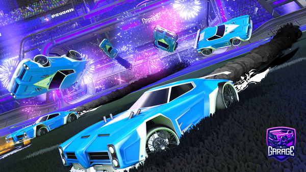 A Rocket League car design from BttFrt