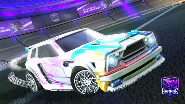 A Rocket League car design from Clemary77k