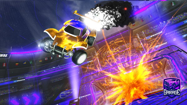 A Rocket League car design from UFGatorsXP84