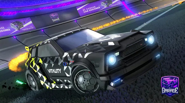 A Rocket League car design from ZA_SamJr11