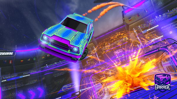 A Rocket League car design from CRinKC