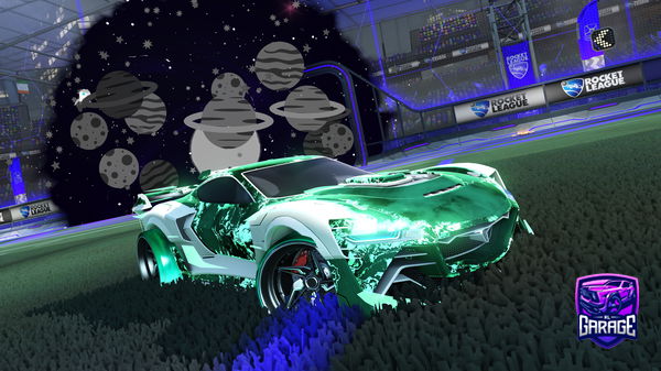 A Rocket League car design from Gummianden