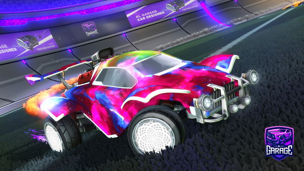 A Rocket League car design from zenix_fire74