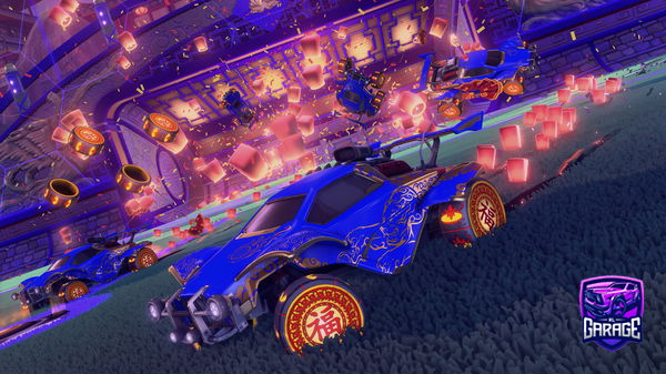 A Rocket League car design from Octy2