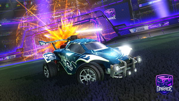 A Rocket League car design from Evildragonlive