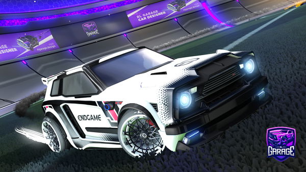 A Rocket League car design from TrickyTeK