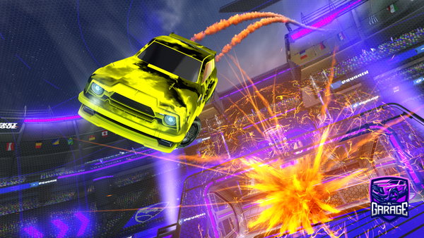 A Rocket League car design from EEZAKZ