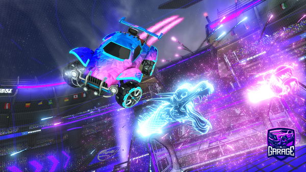 A Rocket League car design from Kleineschlampb_