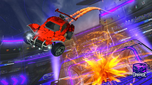 A Rocket League car design from Crashnin_Band