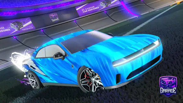A Rocket League car design from DJf