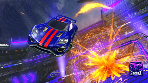 A Rocket League car design from Ktashi