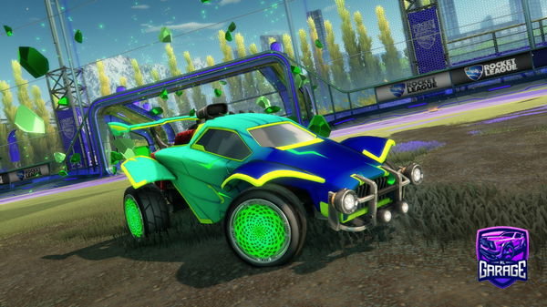 A Rocket League car design from skajp