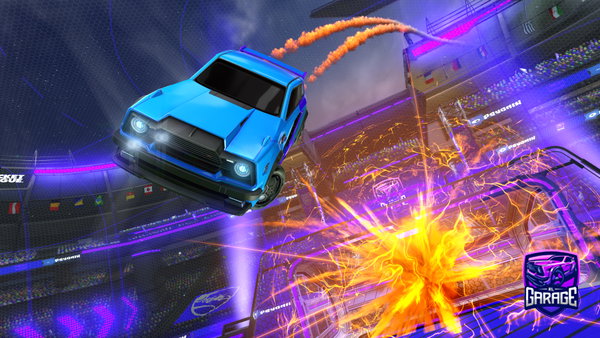 A Rocket League car design from DanoobJ