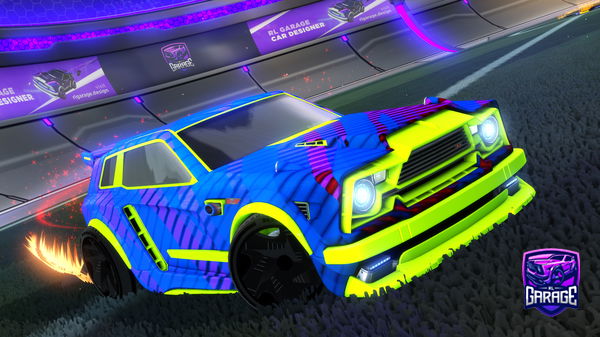 A Rocket League car design from ASM-Bogdan