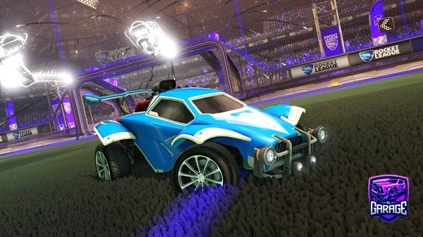 A Rocket League car design from hassngym