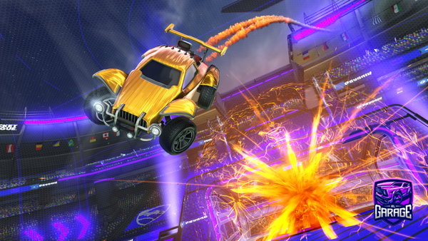 A Rocket League car design from BKLK