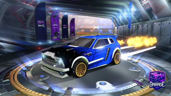 A Rocket League car design from Cristyan098