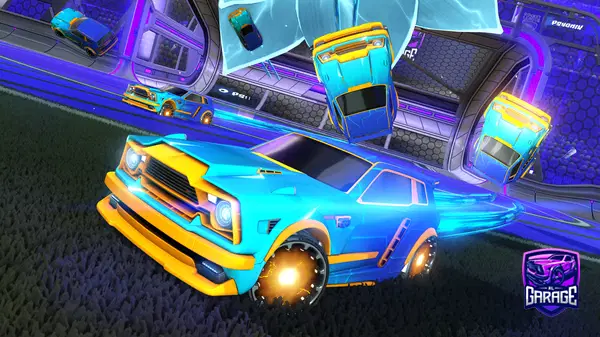 A Rocket League car design from cactusy