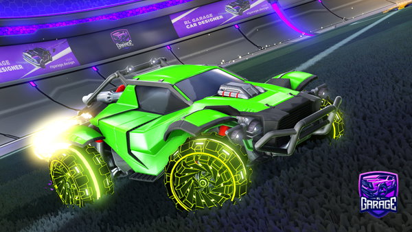A Rocket League car design from DragonLock