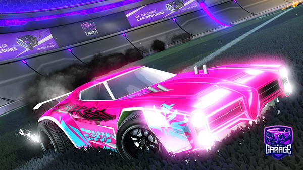 A Rocket League car design from GI1tch