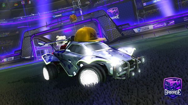 A Rocket League car design from Rubensi