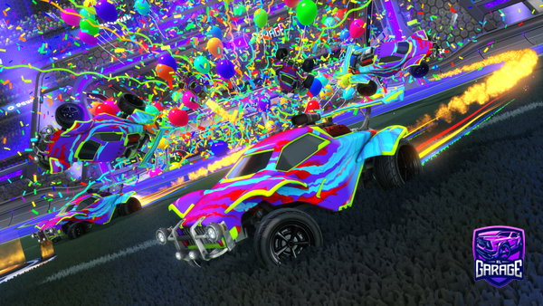 A Rocket League car design from Mando05