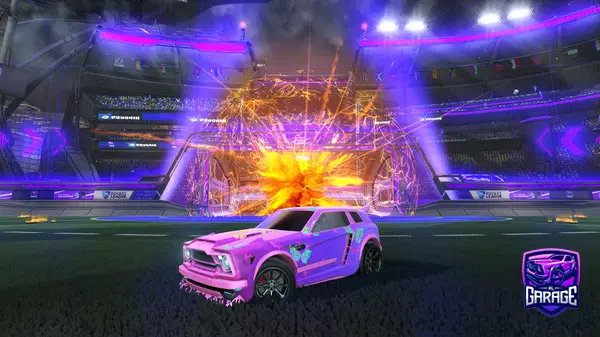 A Rocket League car design from Firebal1boy