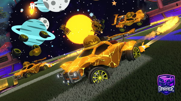 A Rocket League car design from crazyowin1