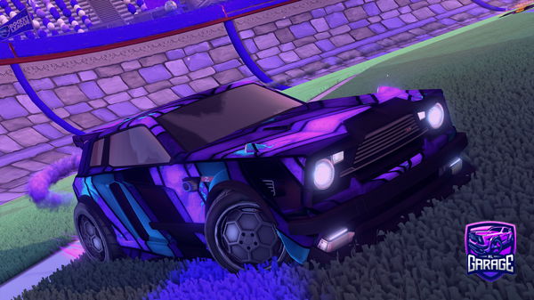 A Rocket League car design from wave124