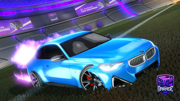A Rocket League car design from FlashRun77