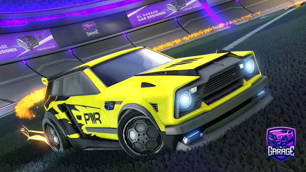 A Rocket League car design from 10kGamesYT