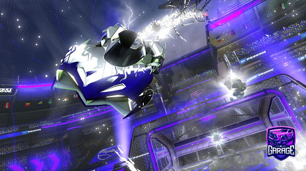 A Rocket League car design from Sanhook