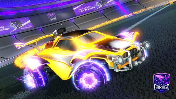 A Rocket League car design from DebraplayZ