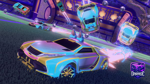 A Rocket League car design from Funkraven