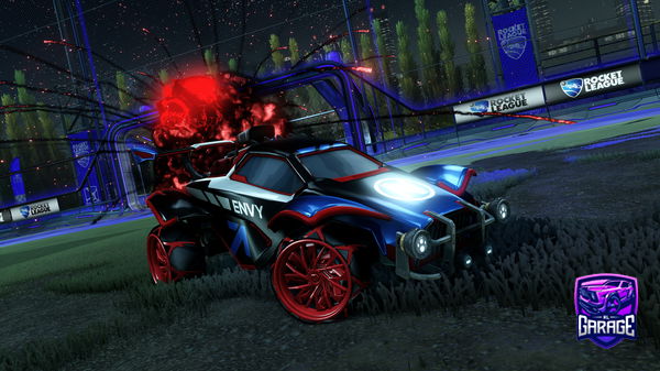 A Rocket League car design from GreenVDogFan