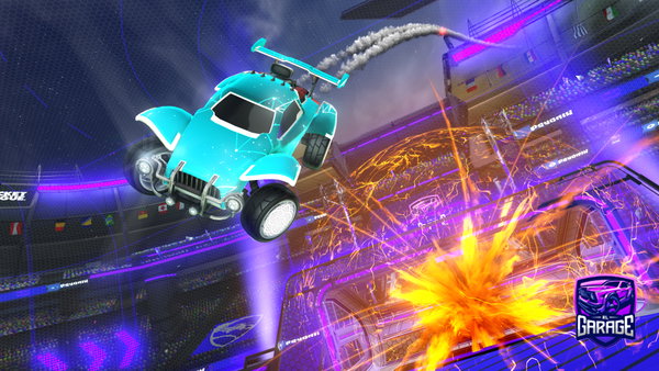 A Rocket League car design from AfloatLlama501
