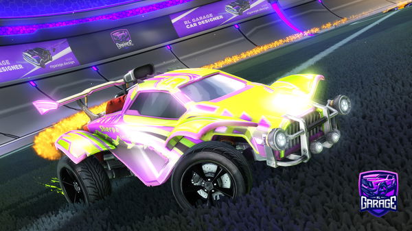 A Rocket League car design from Roitical