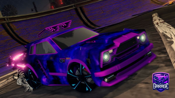 A Rocket League car design from BOXEDBYKOURASAN