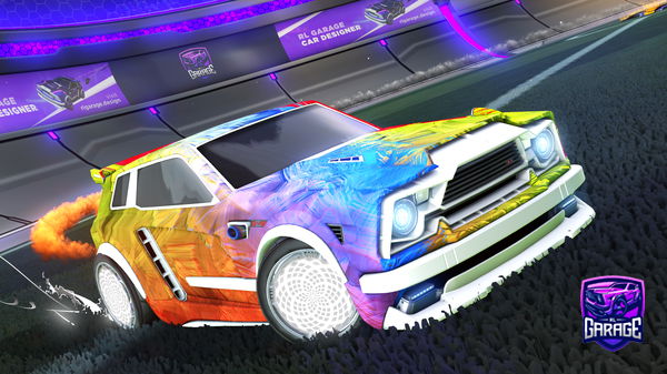 A Rocket League car design from Fadedpearl