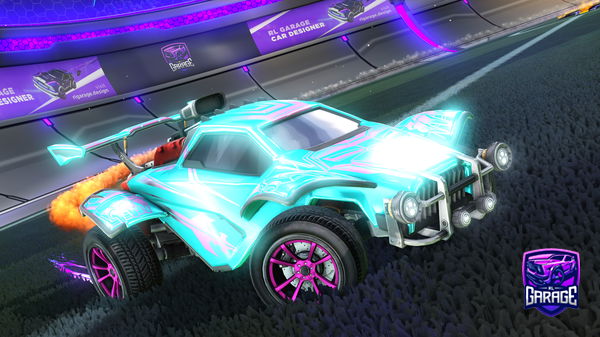 A Rocket League car design from Buzzeny