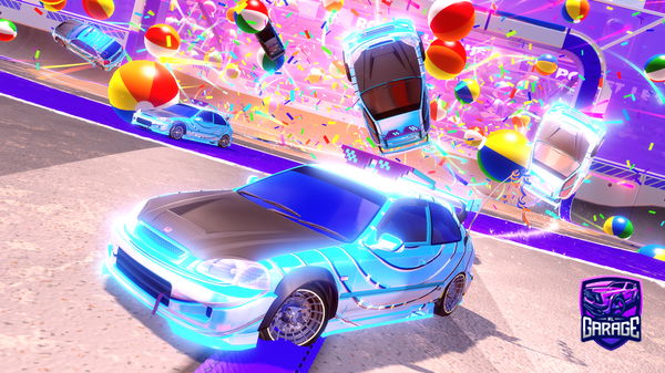 A Rocket League car design from kellapeer