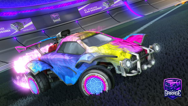 A Rocket League car design from Harel25