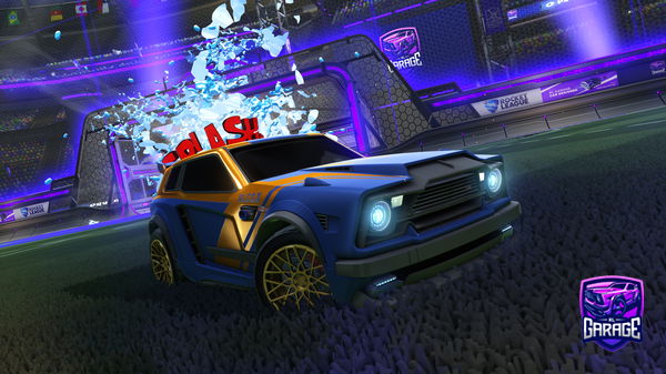 A Rocket League car design from Neptey