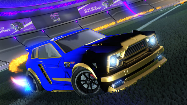 A Rocket League car design from Larrys_Lemons