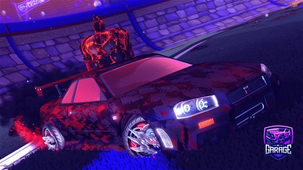 A Rocket League car design from tarikXDgamer