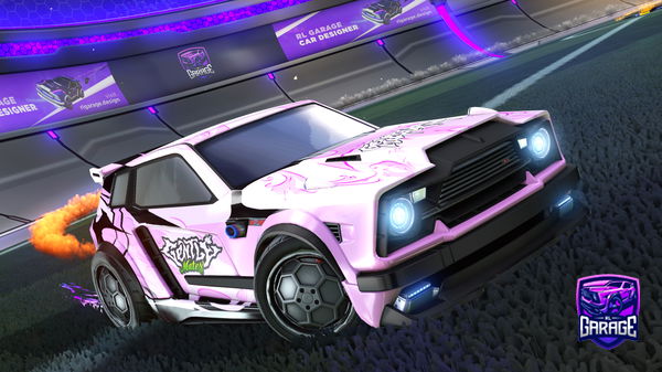 A Rocket League car design from moonliight