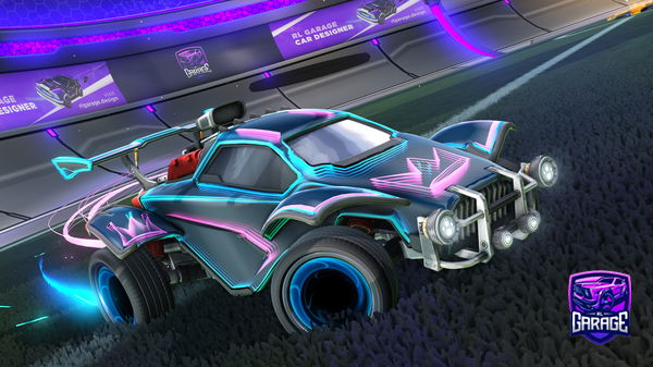 A Rocket League car design from HirAlpha