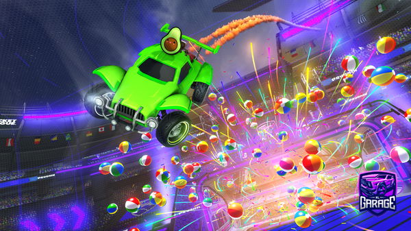 A Rocket League car design from spicy16236